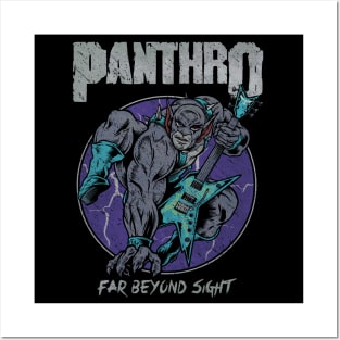 FAR BEYOND SIGHT (PURPLE TEAL) Posters and Art